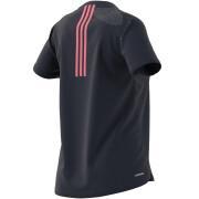 Camiseta feminina adidas AEROREADY Designed 2 Move 3-Stripes Sport